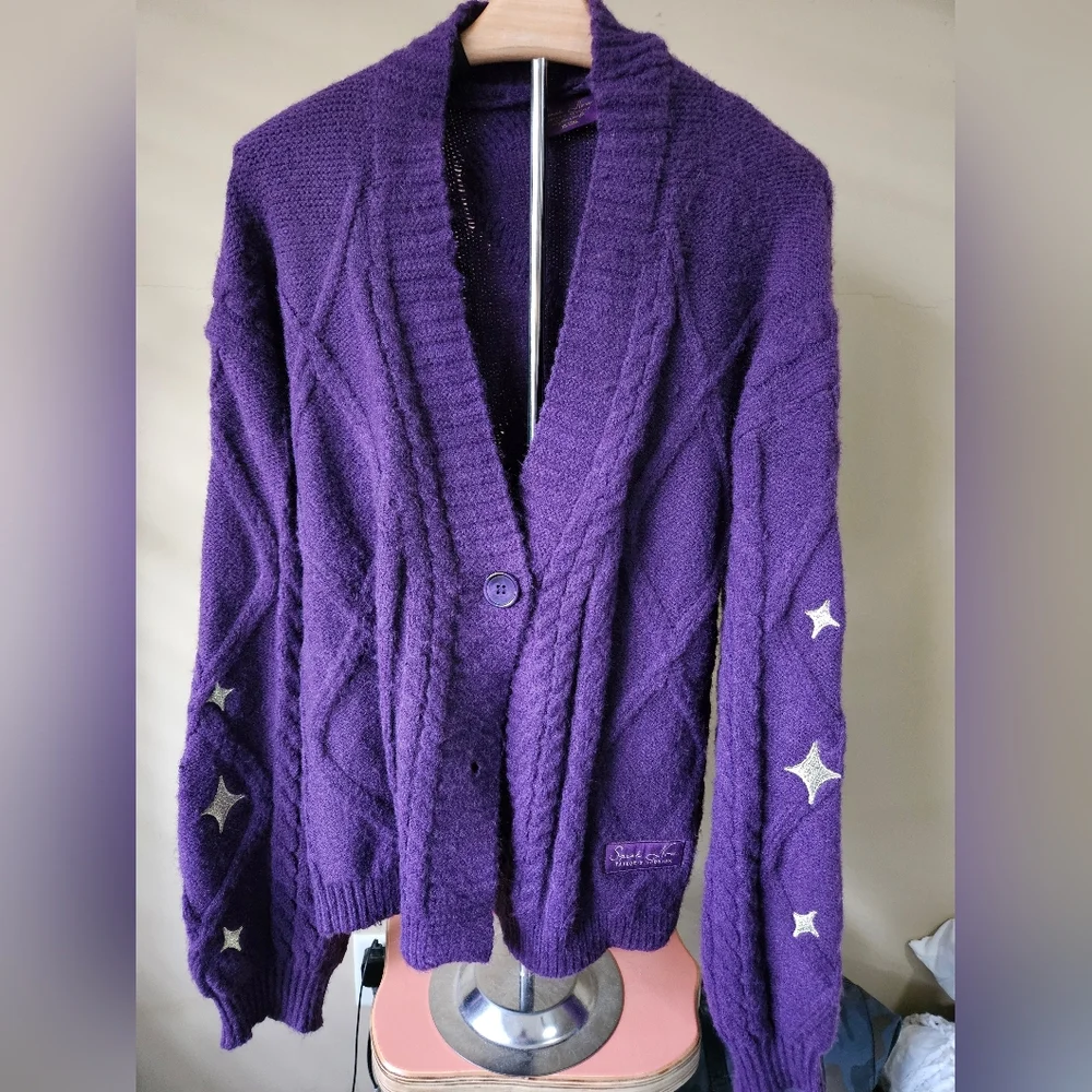 Taylor Swift Speak Now (Taylor’s Version) Purple Cardigan XL/2XL Authentic - Picture 9 of 9